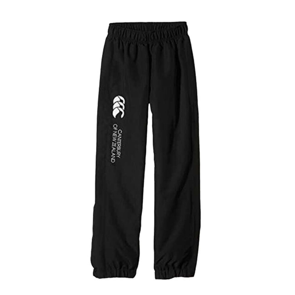 Canterbury Unisex Adult Cuffed Ankle Tracksuit Bottoms / Black/White